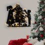 WALLXPERT Zidna dekoracija XMASBLACK 016 - slika 1
