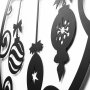 WALLXPERT Zidna dekoracija XMASBLACK 028 - slika 2