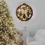 WALLXPERT Zidna dekoracija XMASBLACK 028 - slika 1