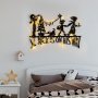 WALLXPERT Zidna dekoracija XMASBLACK 011 - slika 1