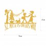 WALLXPERT Zidna dekoracija XMASGOLD 011 - slika 4