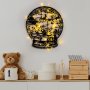 WALLXPERT Zidna dekoracija XMASBLACK 025 - slika 1