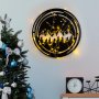 WALLXPERT Zidna dekoracija XMASBLACK 019 - slika 1