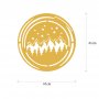 WALLXPERT Zidna dekoracija XMASGOLD 019 - slika 4