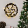 WALLXPERT Zidna dekoracija XMASBLACK 010 - slika 1