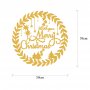 WALLXPERT Zidna dekoracija XMASGOLD 010 - slika 5