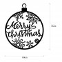 WALLXPERT Zidna dekoracija XMASBLACK 030 - slika 5