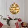 WALLXPERT Zidna dekoracija XMASGOLD 030 - slika 2