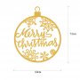 WALLXPERT Zidna dekoracija XMASGOLD 030 - slika 5