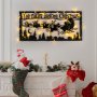 WALLXPERT Zidna dekoracija XMASBLACK 012 - slika 1