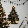 WALLXPERT Zidna dekoracija XMASBLACK 031 - slika 1