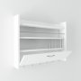 HANAH HOME Kuhinjska polica Knott White - slika 1