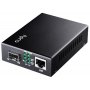 CUDY Injektor MC220P Gbit Media Converter 10/100/1000M SFP Slot to 10/100/1000M PoE+ Port, IEEE 802.3at/af - slika 1