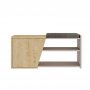 HANAH HOME Cipelarnik Fiona Oak Light Mocha - slika 1