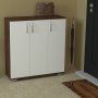 HANAH HOME Cipelarnik Sinem White Walnut - slika 1