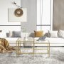 HANAH HOME Sto za dnevnu sobu Sevay Gold - slika 3