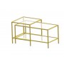 HANAH HOME Sto za dnevnu sobu Sevay Gold - slika 1