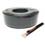 GEMBIRD KABL-COAX-RG59+2X0.75 CCA/PE/100M outdoor koaksialni kabl sa napojnim kablom 2x0,75mm black 100m - slika 1