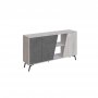 HANAH HOME Komoda Fione 150 sivo/bela (855DTE4240) - slika 5