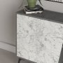 HANAH HOME Komoda Fione 150 Retro siva - slika 4