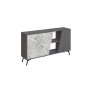 HANAH HOME Komoda Fione 150 Retro siva - slika 5