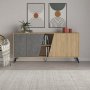 HANAH HOME Komoda Fione 180 hrast/siva - slika 1