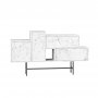 HANAH HOME Komoda Hermes - slika 1