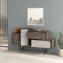 HANAH HOME Komoda Hermes braon/bela - slika 4