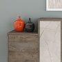 HANAH HOME Komoda Hermes braon/bela - slika 5