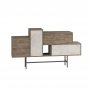 HANAH HOME Komoda Hermes braon/bela - slika 1