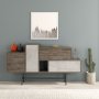 HANAH HOME Komoda Hermes braon/bela - slika 2