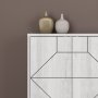 HANAH HOME Komoda Dune 183 bela - slika 5