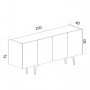 HANAH HOME Komoda Polaris - slika 5