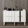 HANAH HOME Komoda Eagle, bela - slika 2