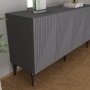 HANAH HOME Komoda Draw, siva - slika 5
