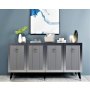 HANAH HOME Komoda Bare SIVA - slika 2