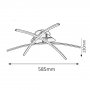 RABALUX Alexis 2504 LED 3 x 7 W Plafonjera - slika 2