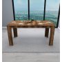 HANAH HOME Trpezarijski sto Linus 1600 Light Walnut - slika 3