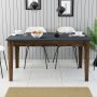 HANAH HOME Trpezarijski sto Milan 513 Walnut Anthracite - slika 3