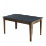 HANAH HOME Trpezarijski sto Milan 513 Walnut Anthracite - slika 1