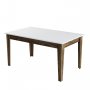 HANAH HOME Trpezarijski sto Milan 514 Walnut White - slika 1