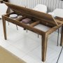 HANAH HOME Trpezarijski sto Milan 516 Walnut - slika 5