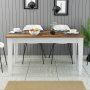 HANAH HOME Trpezarijski sto Milan 520 Walnut White - slika 3