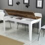 HANAH HOME Trpezarijski sto Milan 520 Walnut White - slika 4