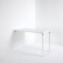 HANAH HOME Trpezarijski sto Alfeios WhiteWhite - slika 1