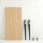 HANAH HOME Trpezarijski sto Alfeios WoodenBlack - slika 3