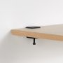 HANAH HOME Trpezarijski sto Alfeios WoodenBlack - slika 5