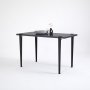 HANAH HOME Trpezarijski sto Eurotas AnthraciteBlack - slika 3