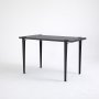 HANAH HOME Trpezarijski sto Eurotas AnthraciteBlack - slika 1