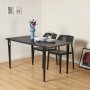 HANAH HOME Trpezarijski sto Eurotas AnthraciteBlack - slika 2
